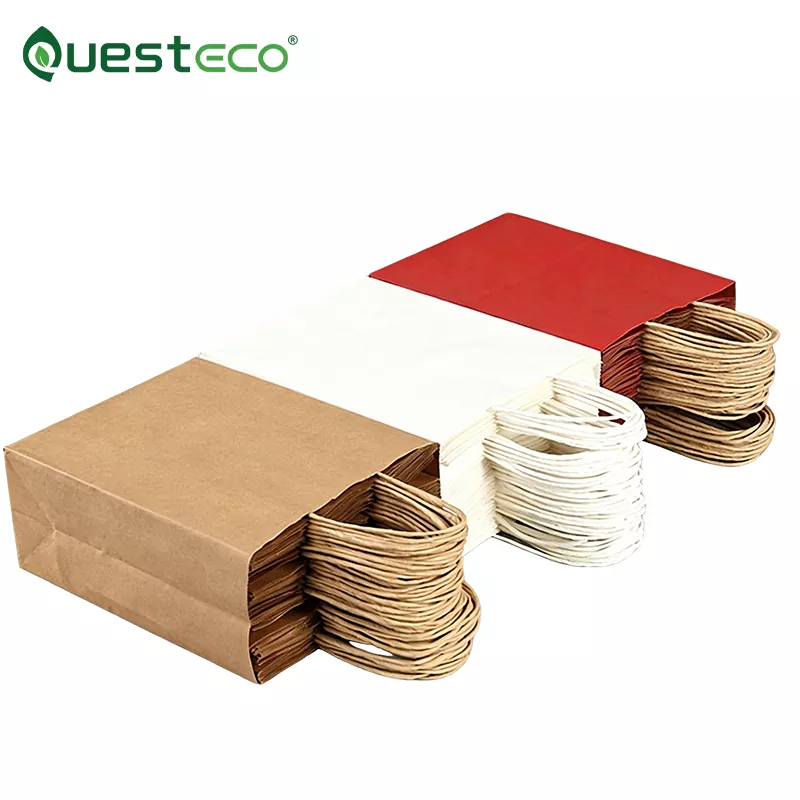 Beg Kertas Kraft Dengan Pemegang Beg Kertas Kraft Dengan Pemegang