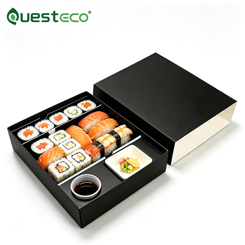 Kotak Sushi Laci Gelongsor